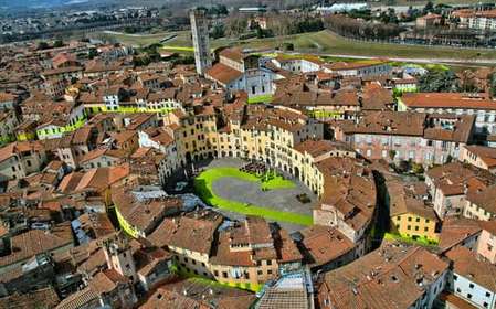 Lucca: självguidad tur med cykel