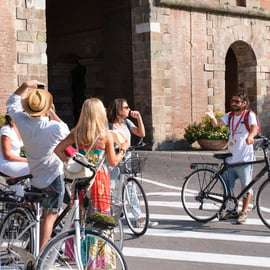 Lucca: aventura gastronômica de 3 horas com bicicletas e mordidas como um local