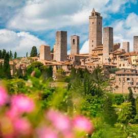 Z Livorno: San Gimignano z lunchem i degustacją