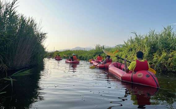 Lake Massaciuccoli: Kayak Tour with Aperitif