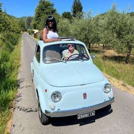 Fiat 500: Auto-tour no interior da Toscana