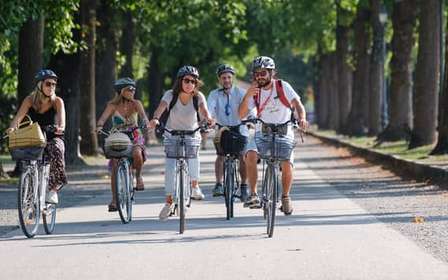 Lucca: 3-stündiges Bikes & Bites Foodie-Abenteuer wie ein Einheimischer