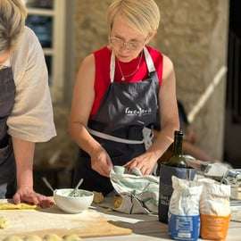 Clase de cocina toscana cerca de Lucca, en una granja