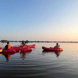 Lago di Massaciuccoli: passeio de caiaque com aperitivo