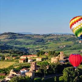 1-Hour Hot Air Balloon Flight Over Tuscany from Lucca