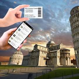 Billet pour la tour penchée de Pise, cathédrale et audioguide