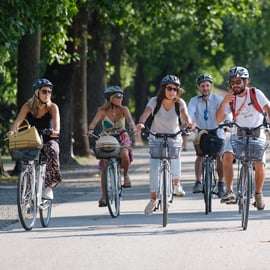 Lucca: aventura gastronômica de 3 horas com bicicletas e mordidas como um local