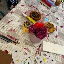 Aquarelcursus Lucca voor beginners in een landhuis