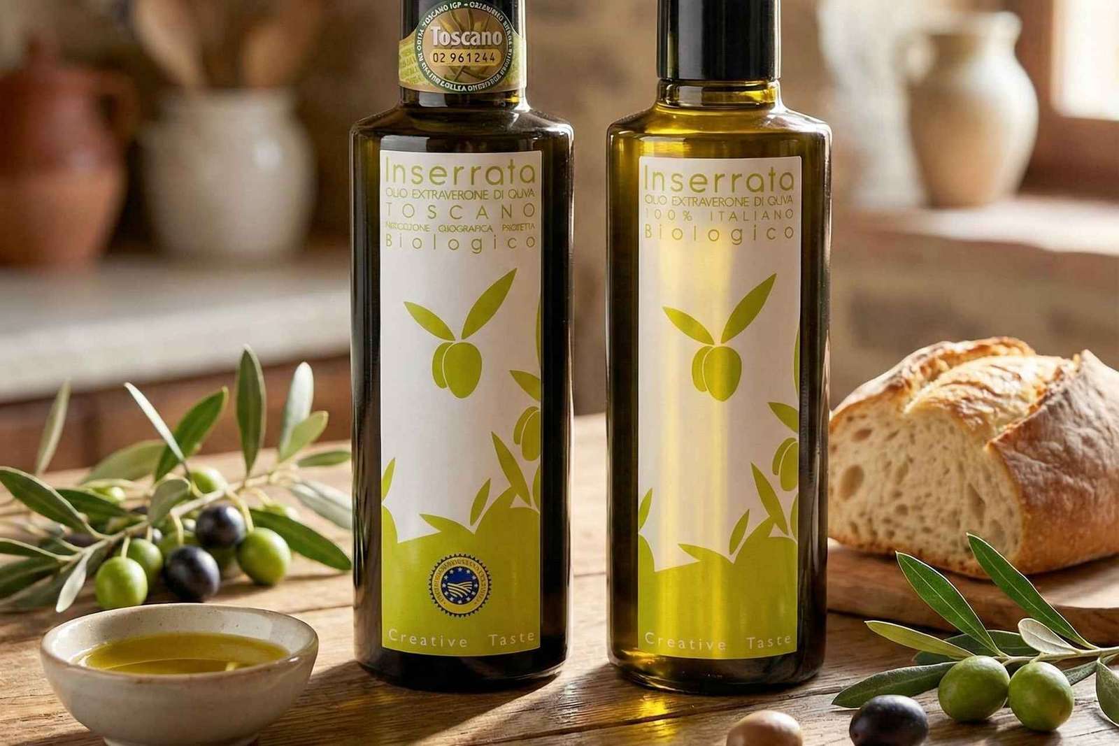 Degustação de azeite orgânico em San Miniato na Inserrata