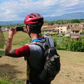 From Pisa to Lucca along Puccini cycling path