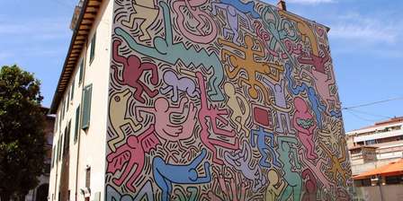 Tuttomondo - Wandbild von Keith Haring