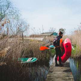 Lago di Massaciuccoli: passeio de caiaque com aperitivo
