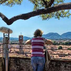 Lucca: Guinigi Tower Admission Ticket with Panoramic View